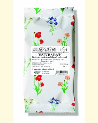 Szívbarát, koleszterin csökkentő tea 50 g