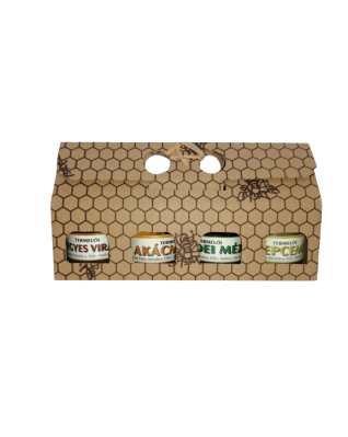 Díszdobozos méz válogatás 4*50g - Gódor Méhészet