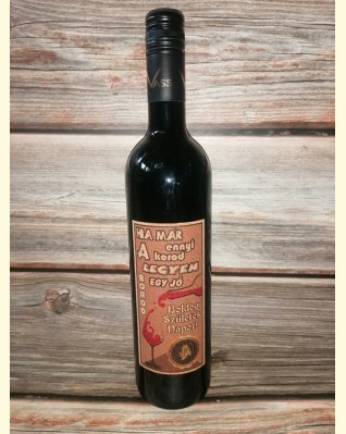 Ha már ennyi a korod... szülinapi parafacímkés száraz vörösbor 0,75l